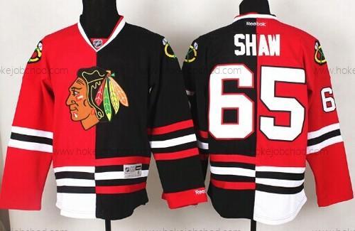 Muž Chicago Blackhawks #65 Andrew Shaw Červené #2 Černá Two Tone Dres