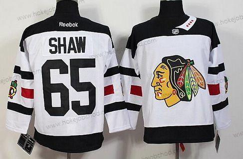 Muž Chicago Blackhawks #65 Andrew Shaw Reebok Bílý 2016 Stadium Series Premier Dres