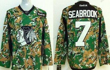 Muž Chicago Blackhawks #7 Brent Seabrook 2014 Camo Dres