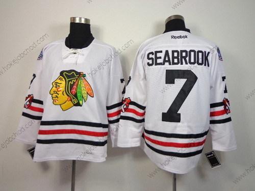 Muž Chicago Blackhawks #7 Brent Seabrook 2015 Zimní Klasický Bílý Dres