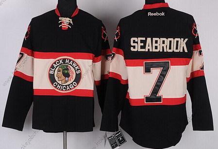 Muž Chicago Blackhawks #7 Brent Seabrook Černá Alternativní Dres