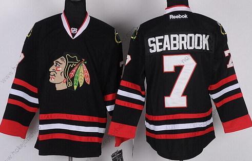 Muž Chicago Blackhawks #7 Brent Seabrook Černá Dres