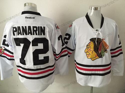 Muž Chicago Blackhawks #72 Artemi Panarin 2017 Zimní Klasický Bílý Sešitý NHL Retro Hokejový Dres