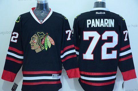 Muž Chicago Blackhawks #72 Artemi Panarin Reebok Černá Hokejový Dres