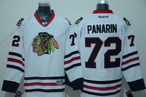 Muž Chicago Blackhawks #72 Artemi Panarin Road Bílý Premier Reebok Hokejový Dres