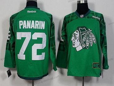 Muž Chicago Blackhawks #72 Artemi Panarin Zelená 2016 St. Patrick’S Day Hokejový Dres