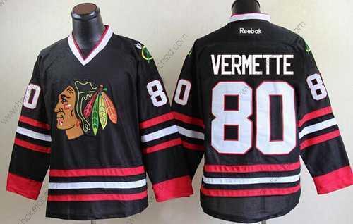 Muž Chicago Blackhawks #80 Antoine Vermette Černá Dres