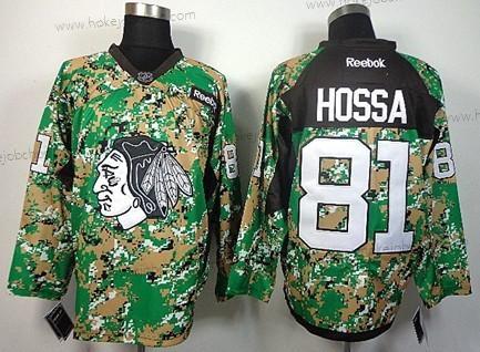 Muž Chicago Blackhawks #81 Marian Hossa 2014 Camo Dres