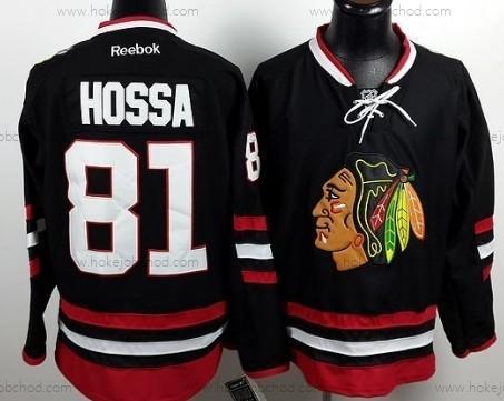 Muž Chicago Blackhawks #81 Marian Hossa 2014 Stadium Series Černá Dres