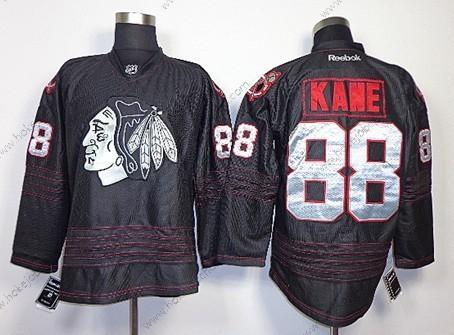 Muž Chicago Blackhawks #88 Patrick Kane 2013 Černá Ice Dres