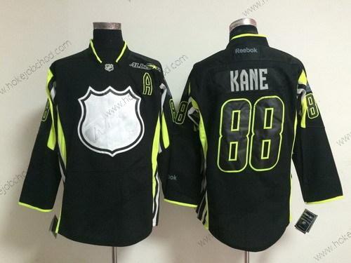 Muž Chicago Blackhawks #88 Patrick Kane 2015 All-Stars Černá Dres