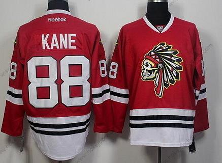 Muž Chicago Blackhawks #88 Patrick Kane Červené The Indians Skulls Dres