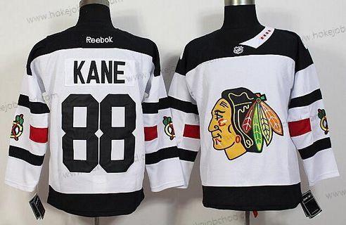 Muž Chicago Blackhawks #88 Patrick Kane Reebok Bílý 2016 Stadium Series Premier Dres