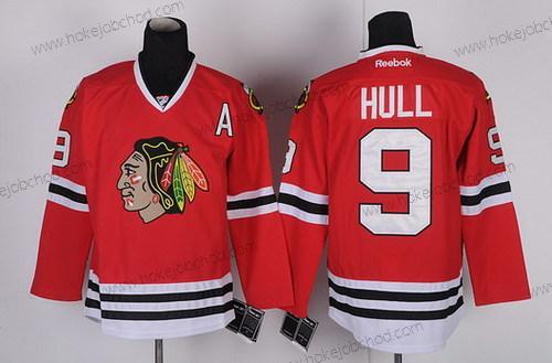 Muž Chicago Blackhawks #9 Bobby Hull Červené Dres