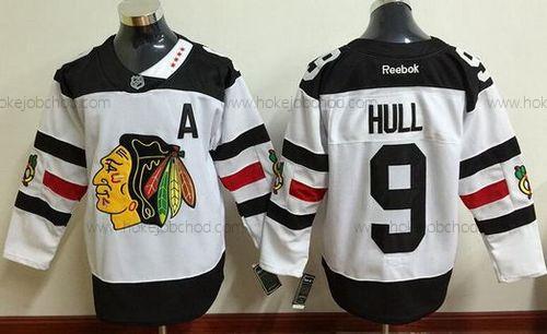 Muž Chicago Blackhawks #9 Bobby Hull Reebok Bílý 2016 Stadium Series Premier Dres