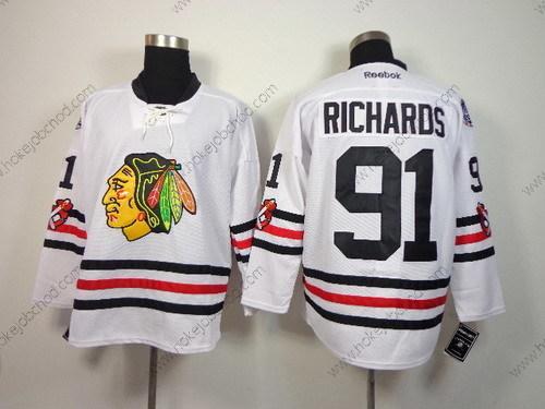 Muž Chicago Blackhawks #91 Brad Richards 2015 Zimní Klasický Bílý Dres