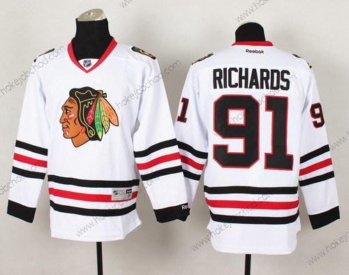 Muž Chicago Blackhawks #91 Brad Richards Bílý Dres