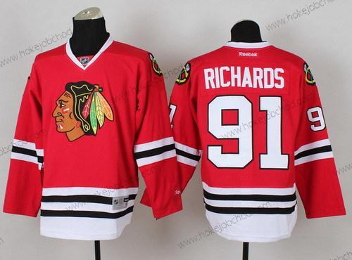 Muž Chicago Blackhawks #91 Brad Richards Červené Dres