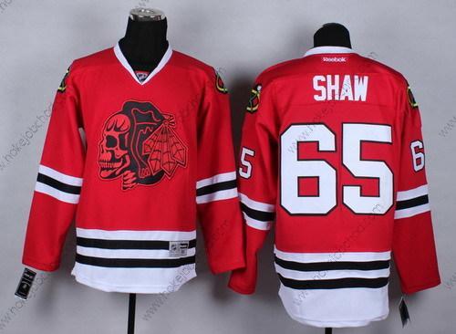 Muž Chicago Blackhawks Červené #65 Andrew Shaw With Skulls Dres