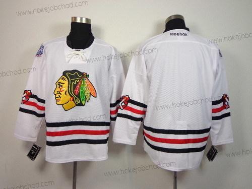 Muž Chicago Blackhawks Prázdný 2015 Zimní Klasický Bílý Dres