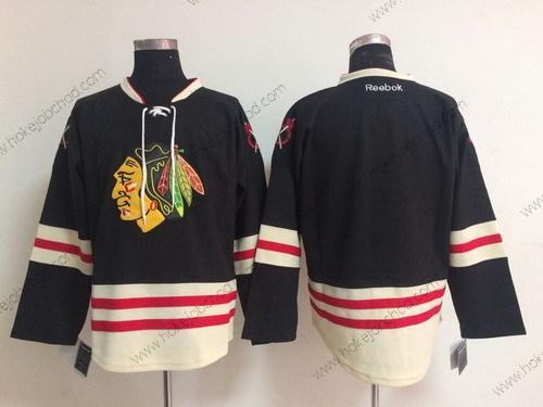 Muž Chicago Blackhawks Prázdný 2015 Zimní Klasický Černá Dres