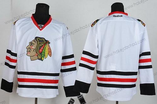 Muž Chicago Blackhawks Prázdný Bílý Dres