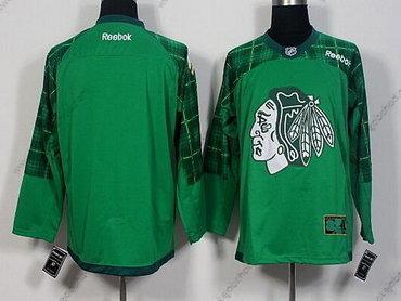 Muž Chicago Blackhawks Prázdný Zelená 2016 St. Patrick’S Day Hokejový Dres