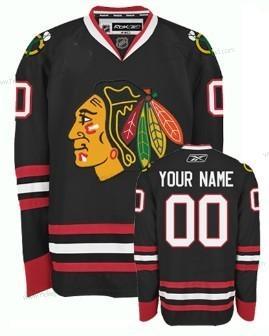 Muž Chicago Blackhawks Přizpůsobené Černá Dres