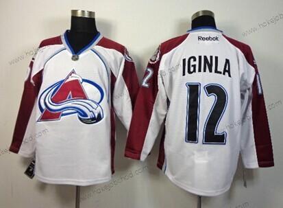 Muž Colorado Avalanche #12 Jarome Iginla Bílý Dres