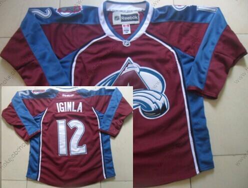 Muž Colorado Avalanche #12 Jarome Iginla Červené Dres