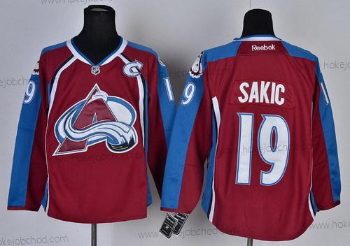 Muž Colorado Avalanche #19 Joe Sakic Červené Dres