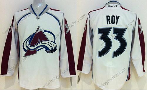 Muž Colorado Avalanche #33 Patrick Roy Bílý Dres