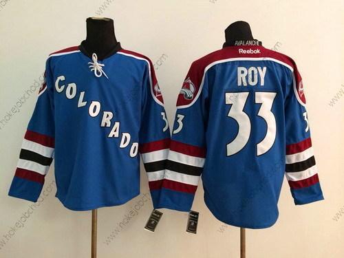 Muž Colorado Avalanche #33 Patrick Roy Modrý Alternativní Dres