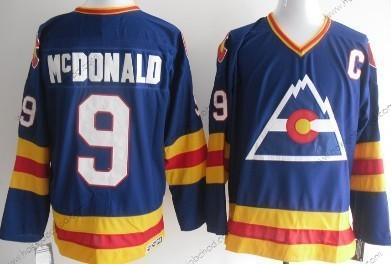 Muž Colorado Avalanche #9 Joey Macdonald Modrý Retro CCM Dres