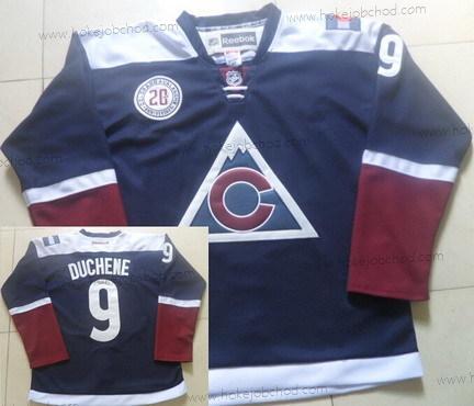 Muž Colorado Avalanche #9 Matt Duchene Reebok Námořnictvo Modrý 20Th Náhradní Premier Dres