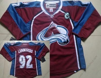 Muž Colorado Avalanche #92 Gabriel Landeskog Červené Dres