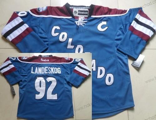 Muž Colorado Avalanche #92 Gabriel Landeskog Modrý Alternativní Dres