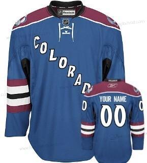 Muž Colorado Avalanche Přizpůsobené Modrý Alternativní Dres