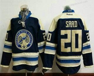 Muž Columbus Blue Jackets #20 Brandon Saad Modrý Alternativní Sešitý NHL Reebok Hokejový Dres