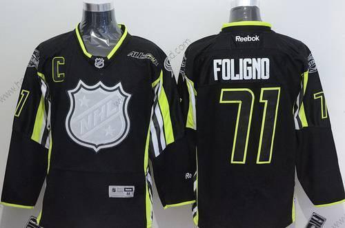 Muž Columbus Blue Jackets #71 Nick Foligno 2015 All-Star Černá Dres