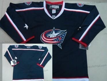 Muž Columbus Blue Jackets Prázdný Modrý Dres