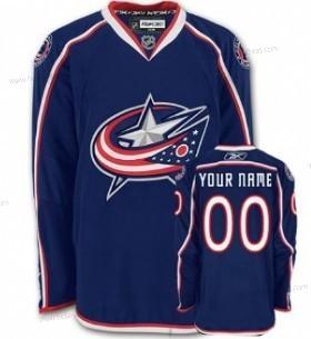 Muž Columbus Blue Jackets Přizpůsobené Modrý Dres