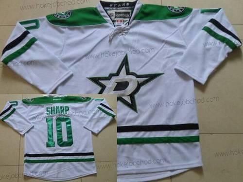 Muž Dallas Stars #10 Patrick Sharp Venkovní Bílý NHL Reebok Dres