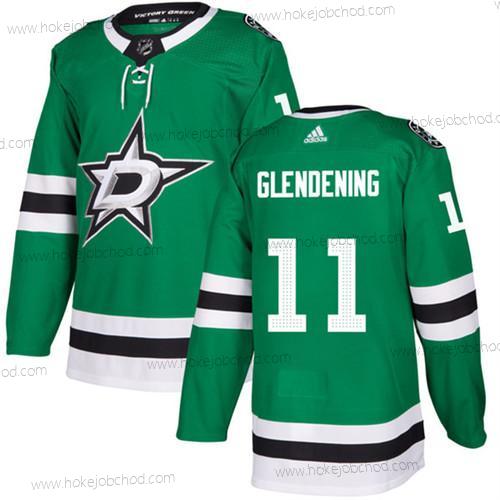 Muž Dallas Stars #11 Luke Glendening Zelená Sešitý Dres