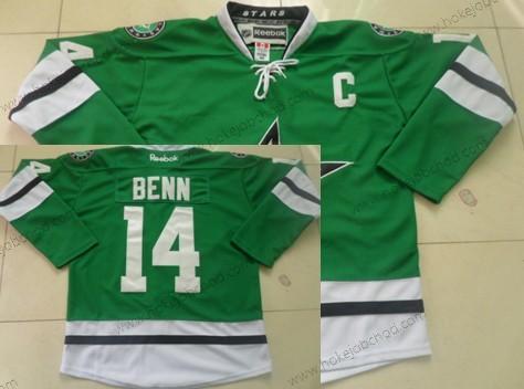 Muž Dallas Stars #14 Jamie Benn 2013 Zelená Dres