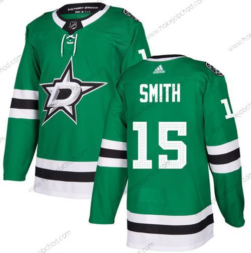 Muž Dallas Stars #15 Craig Smith Zelená Sešitý Dres