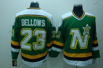 Muž Dallas Stars #23 Brian Bellows Zelená Retro CCM Dres