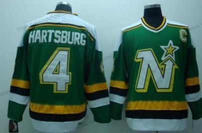 Muž Dallas Stars #4 Craig Hartsburg Zelená Retro CCM Dres