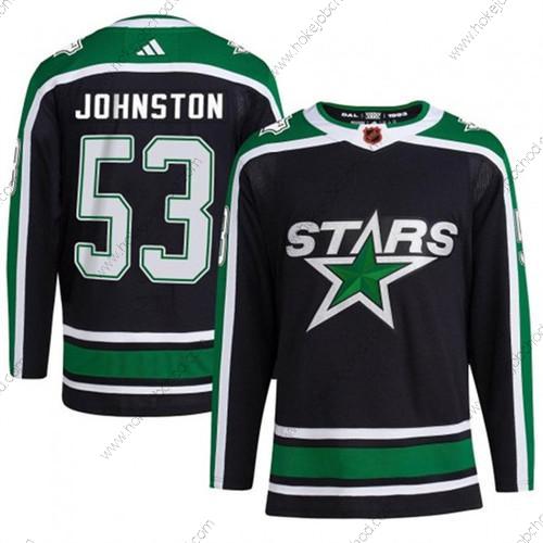 Muž Dallas Stars #53 Wyatt Johnston Zelená Sešitý Dres