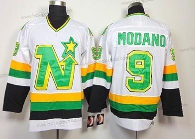 Muž Dallas Stars #9 Mike Modano Bílý Retro CCM Dres